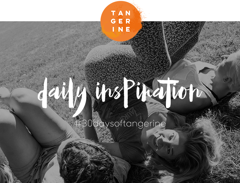 #30daysoftangerine - How about NOW?