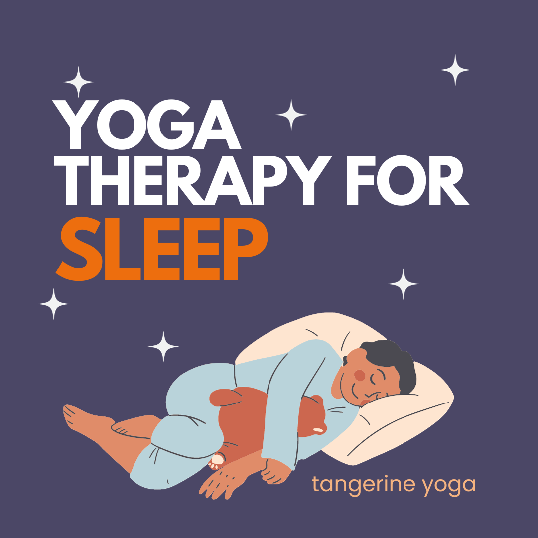 🍊join us for an afternoon of yoga therapy!