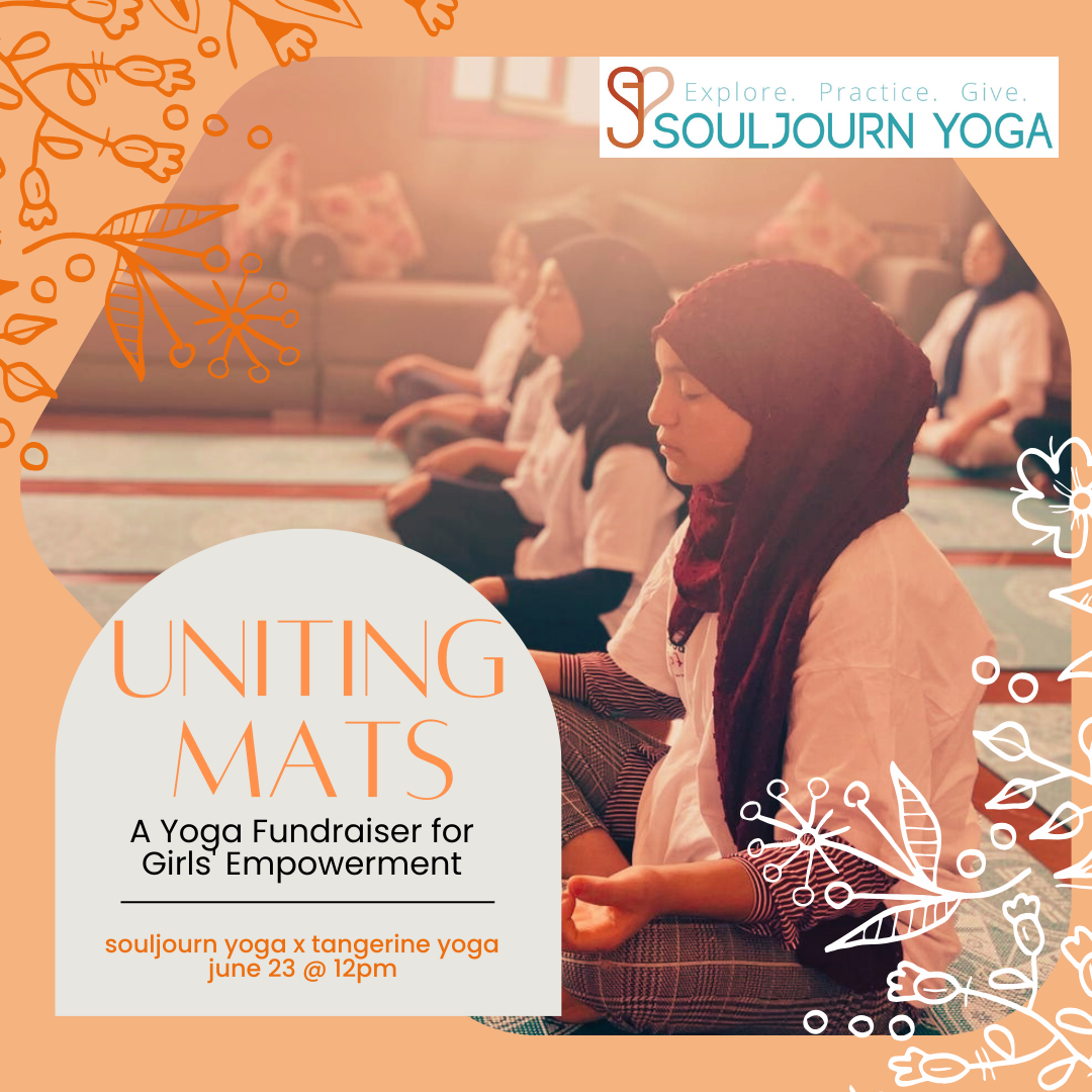 🍊join souljourn yoga for a fundraiser flow today!