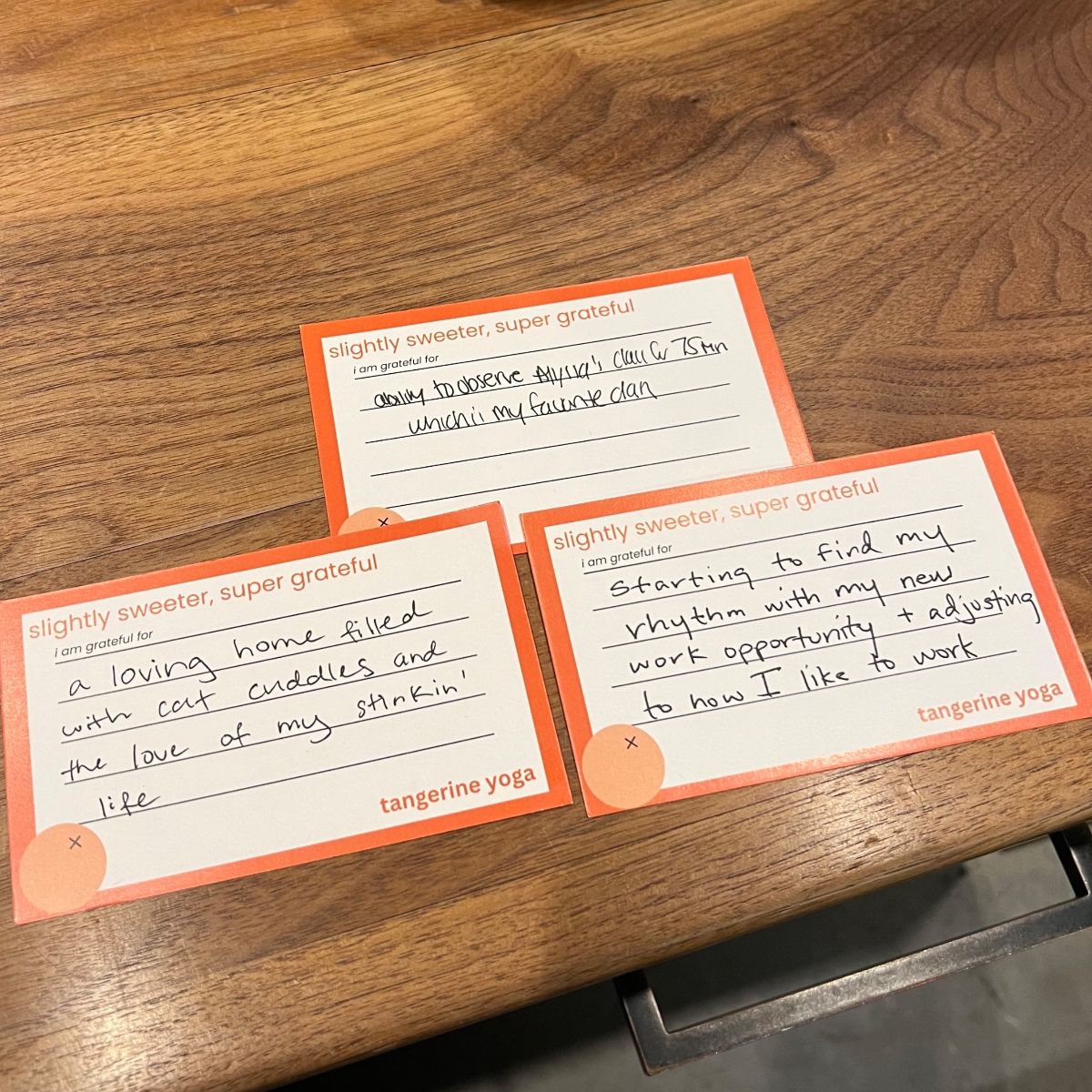 🍊congrats to the first winners of our gratitude challenge