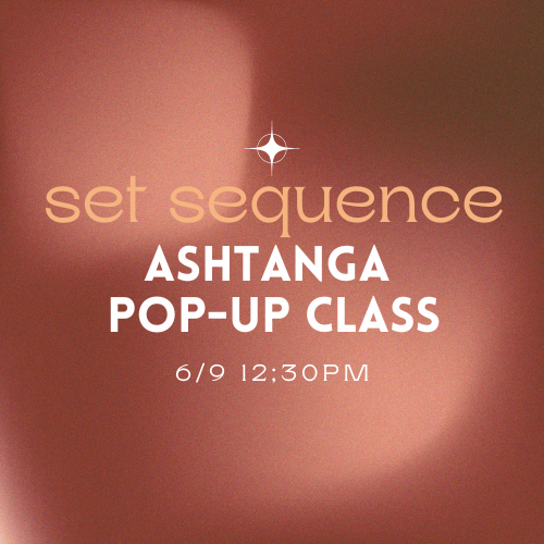 🍊 Join Us Tomorrow for a Special Ashtanga Pop-Up