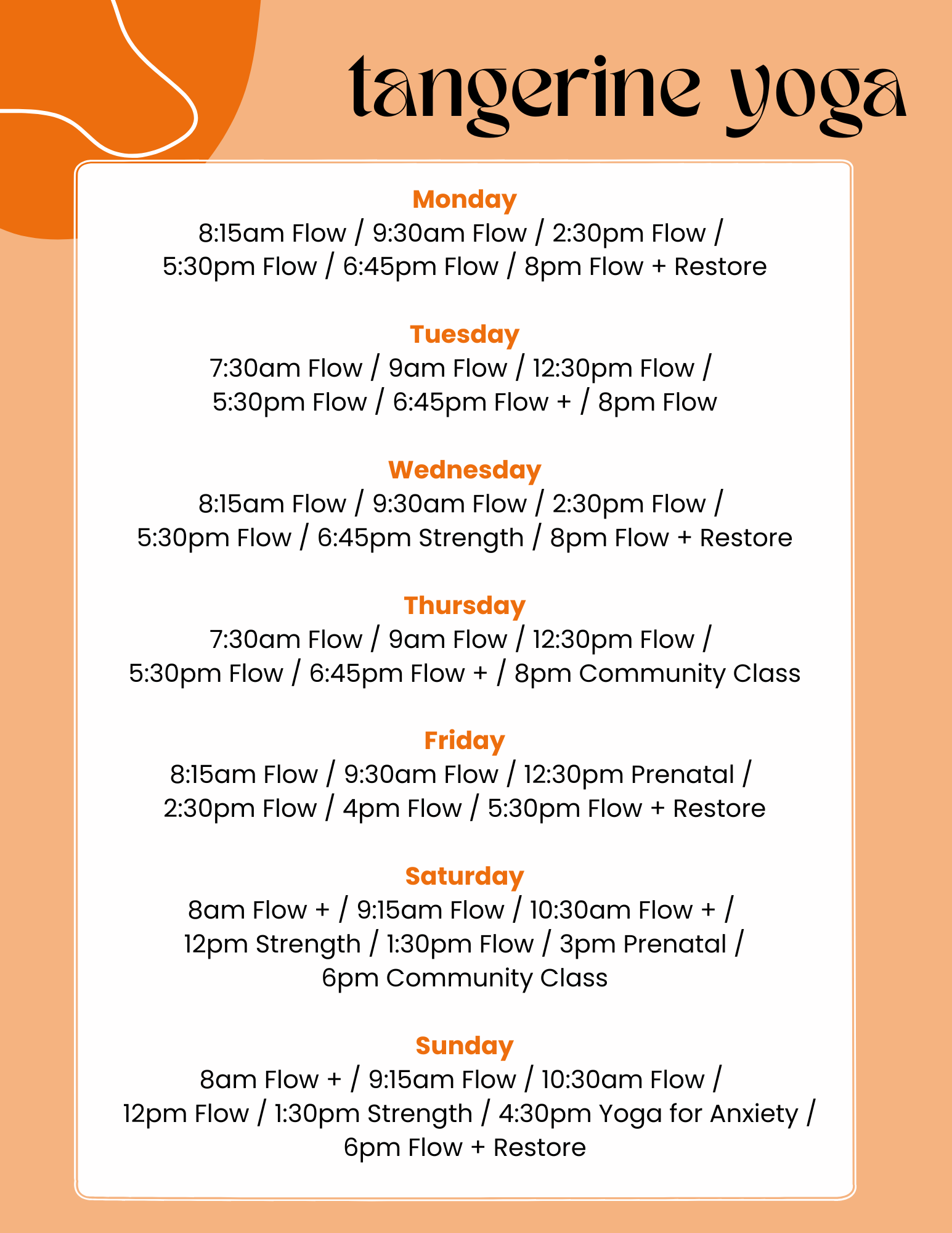 New Schedule Goes Live July 1